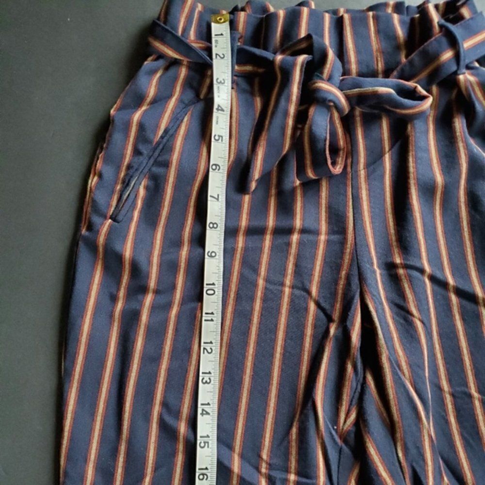 Zara Striped High Waisted Pants - Picture 7 of 14